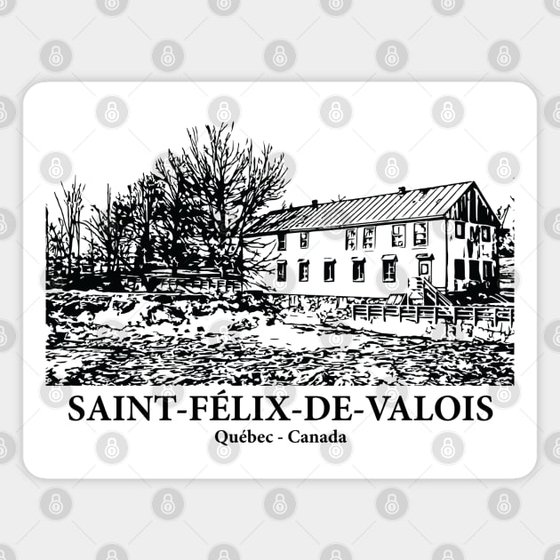 Saint-Félix-de-Valois - Québec Magnet by Lakeric